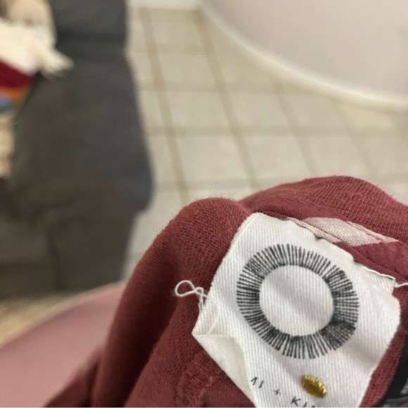 Anthropologie Akemi + Kin Light Streaks Swing Top - Picture 5 of 6